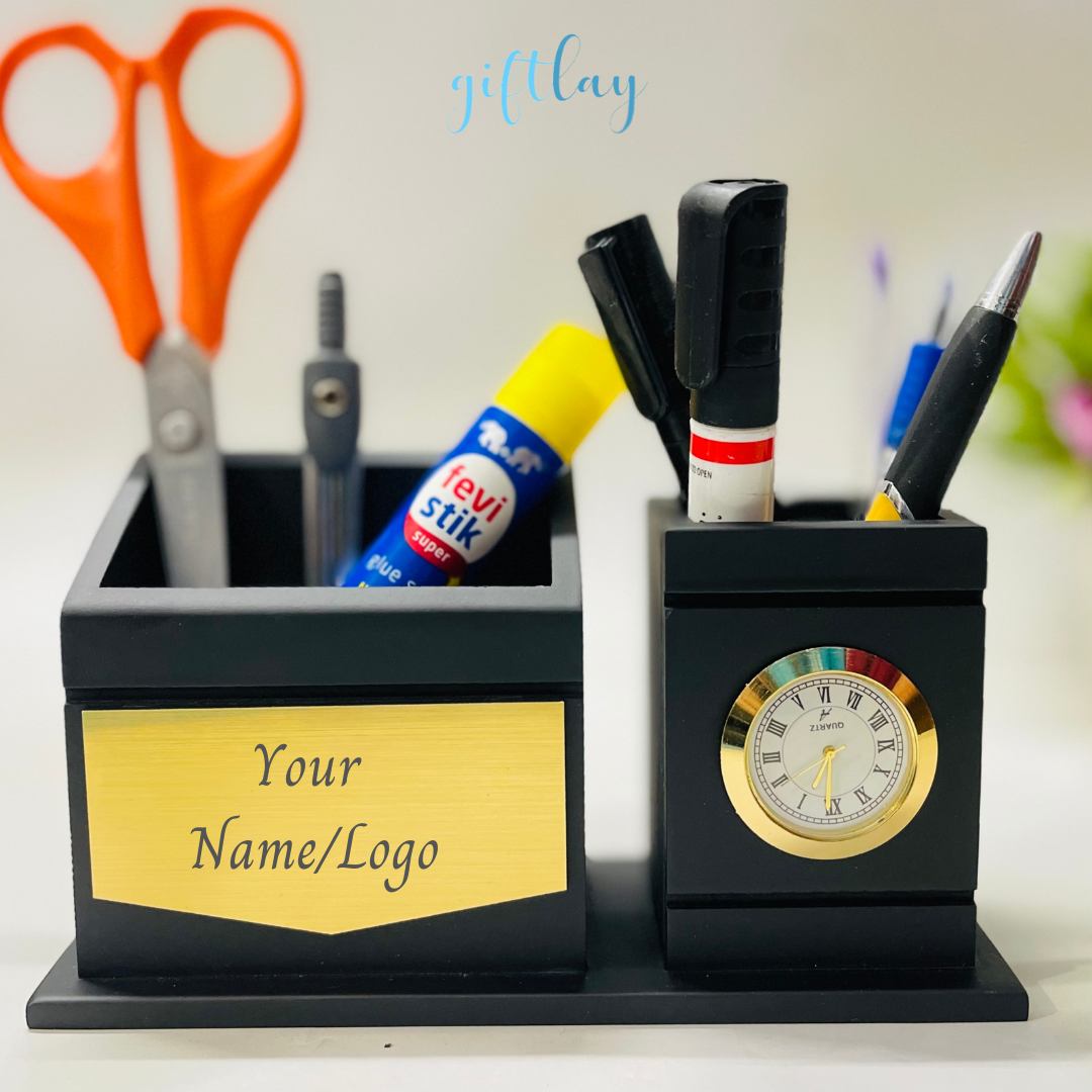 Personalised Pen & Watch Stand | Corporate gifts | Office gifts Design 1