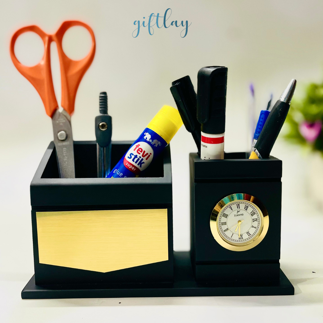 Personalised Pen & Watch Stand | Corporate gifts | Office gifts Design 1