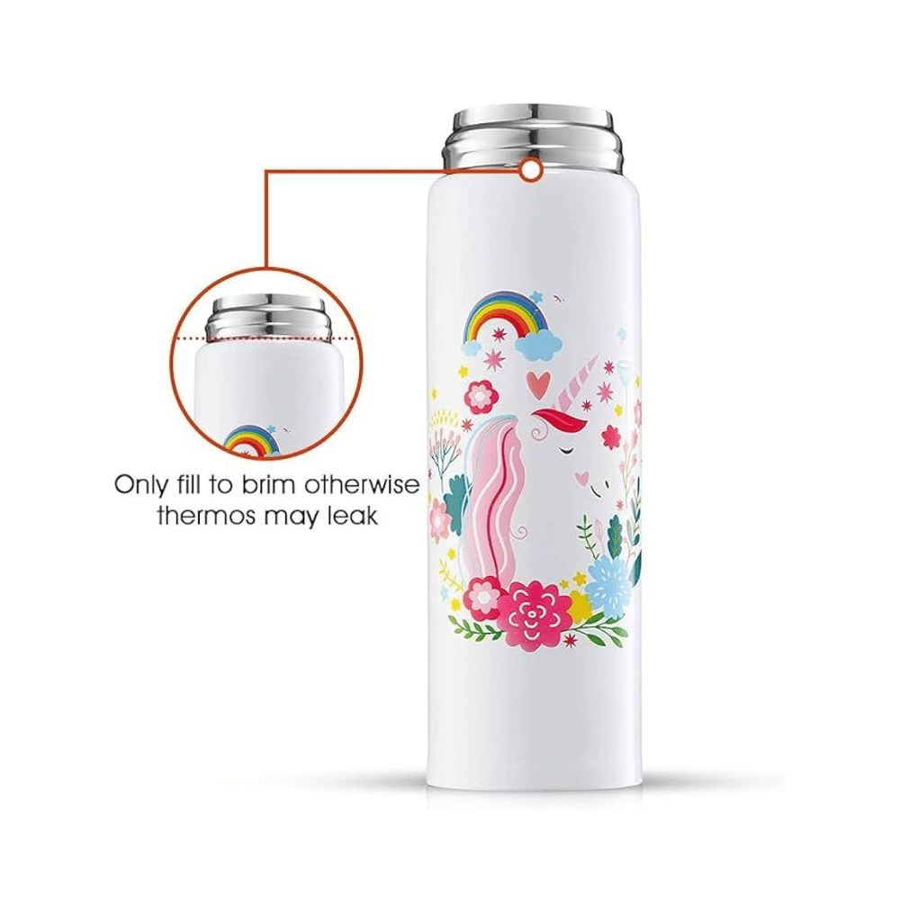 unicorn personalised temperature bottle