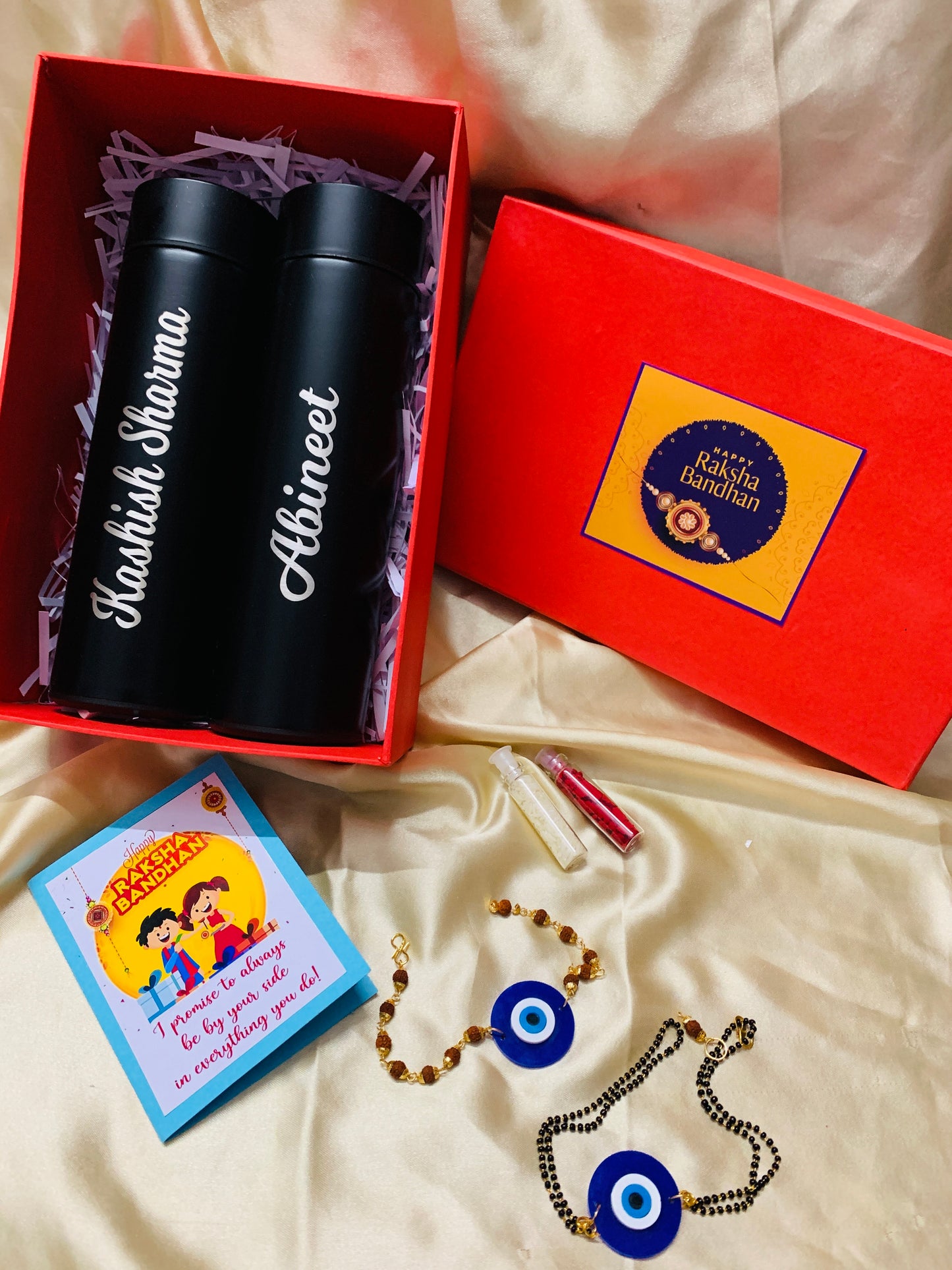 Rakshabandan Gift Hamper for Bhaiya Bhabhi Couple - 1