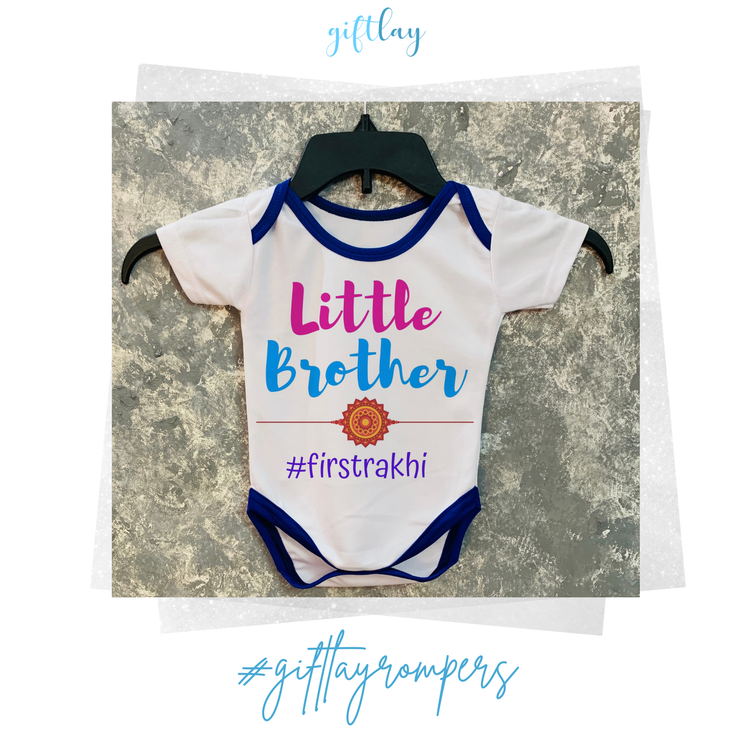 Rakshabandan Special Baby Rompers for First Rakhi Celebration