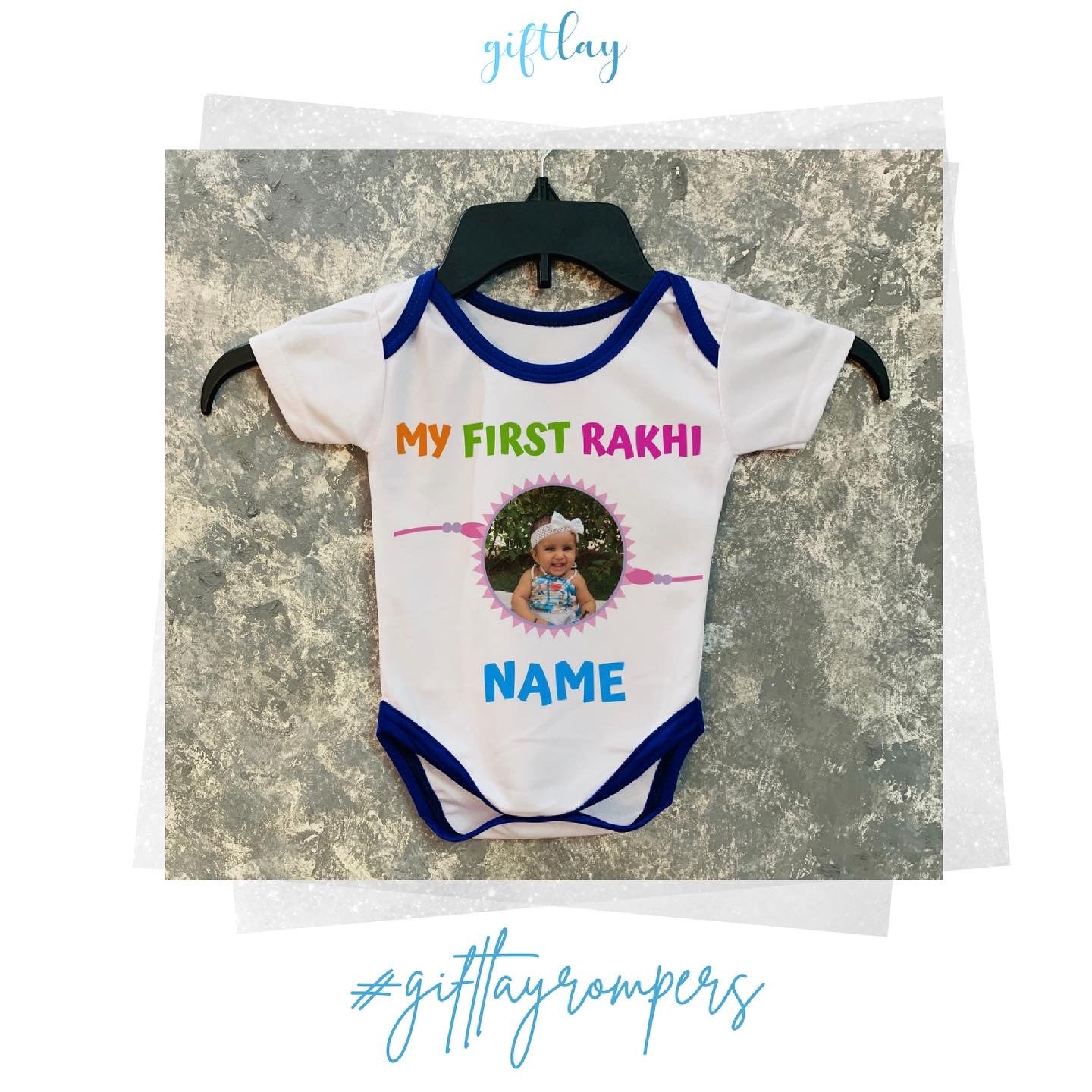Rakshabandan Special Baby Rompers for First Rakhi Celebration