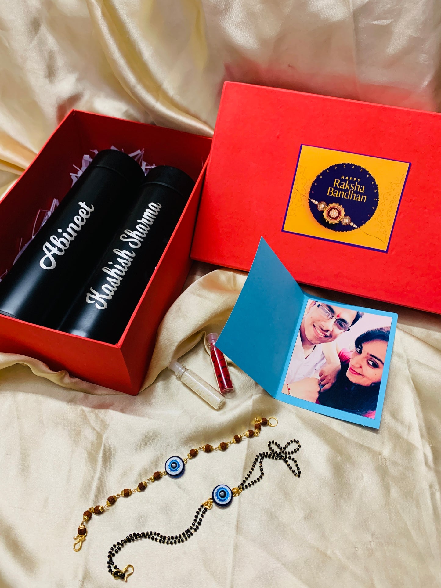 Rakshabandan Gift Hamper for Bhaiya Bhabhi Couple - 2