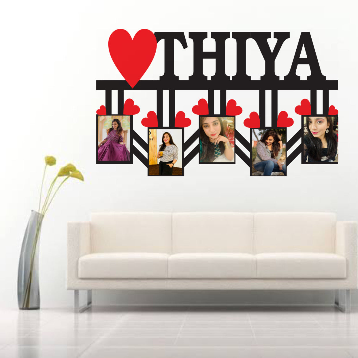 Wooden Name Frame