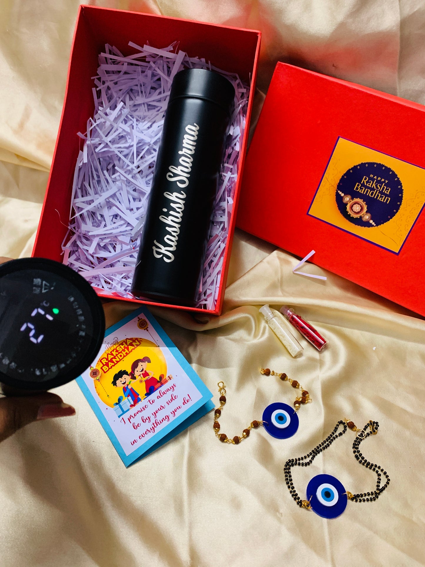 Rakshabandan Gift Hamper for Bhaiya Bhabhi Couple - 1