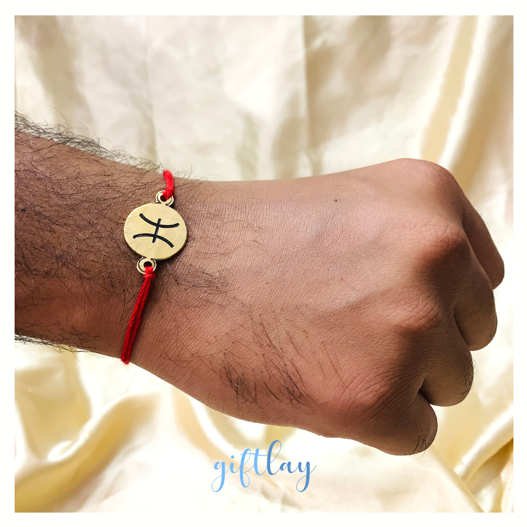 Pisces मीन Rashi Rakhi - Zodiac Rakhi Collection
