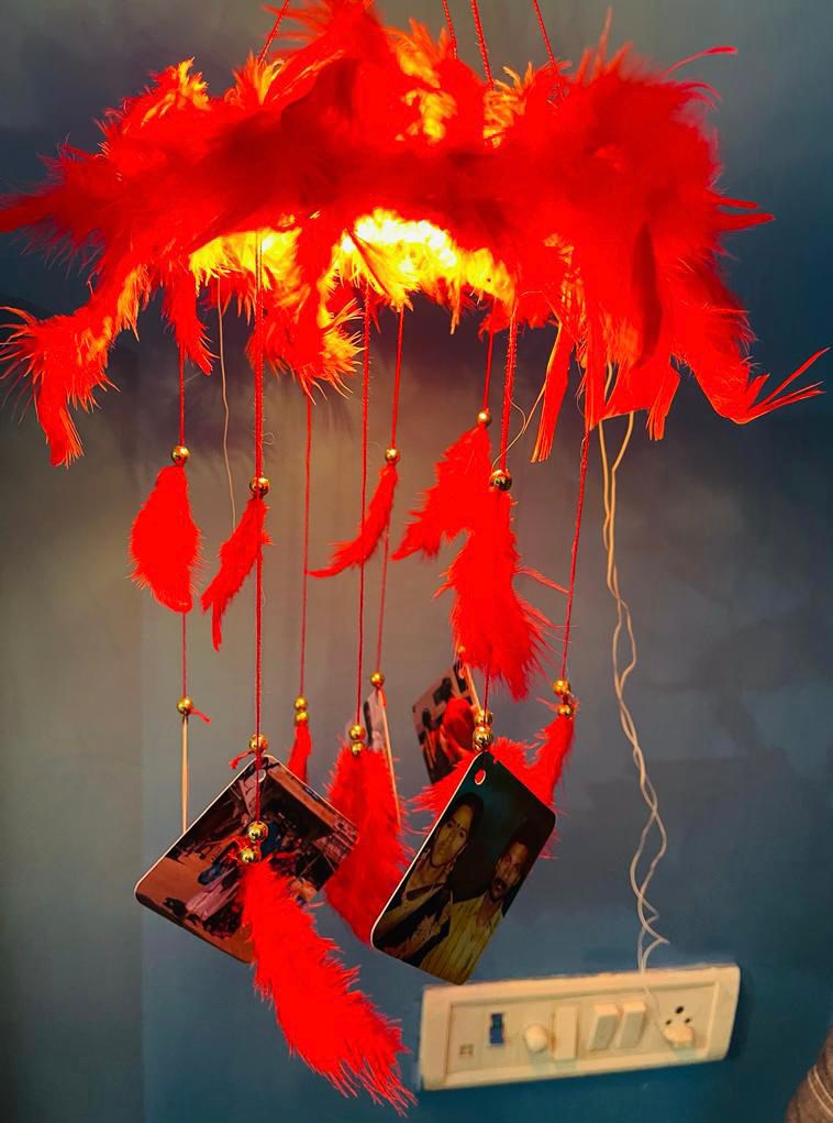 LED Dreamcatcher with photos