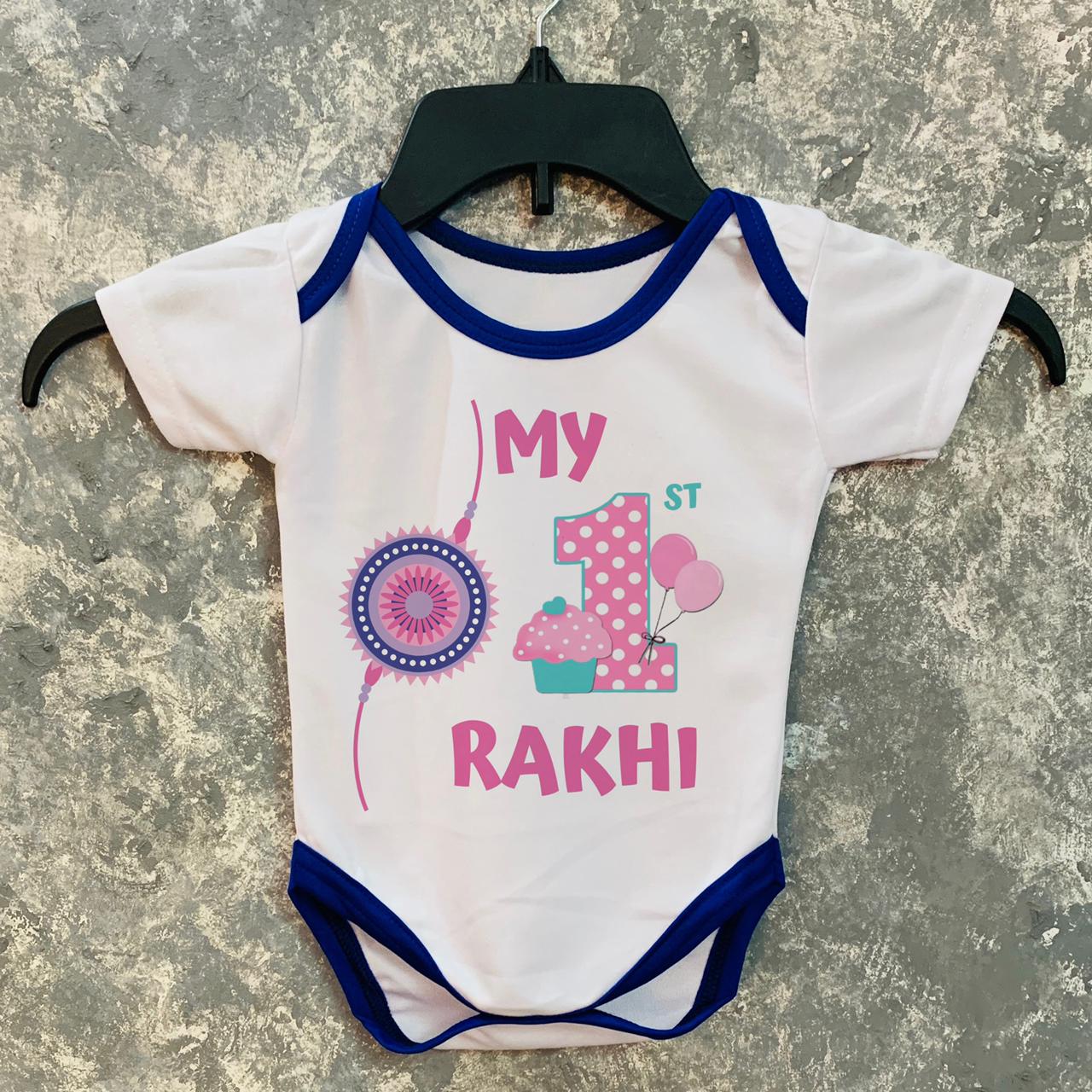 My First Rakhi Baby Romper – Giftlay India