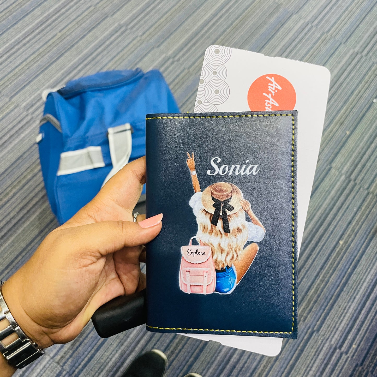 Explore coloured Personalised Passport Covers