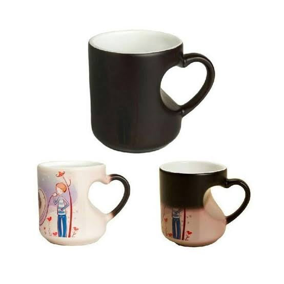 Magic Mug Full Heart Handle
