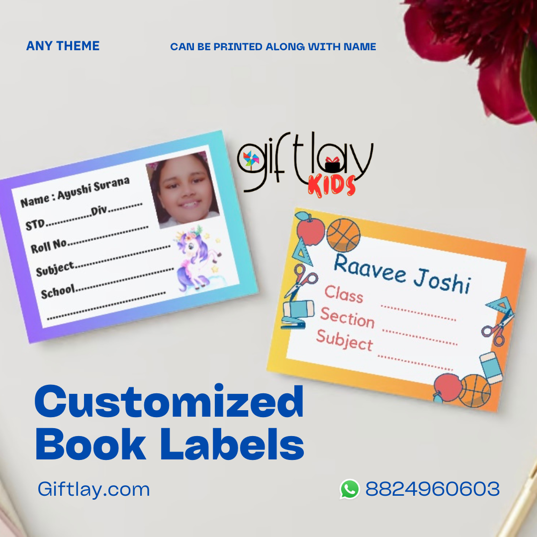 Customised Book Label / School Labels Set of 50 labels
