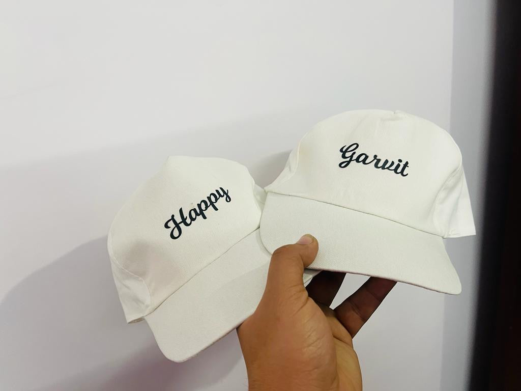 Personalised caps set of 20 pcs
