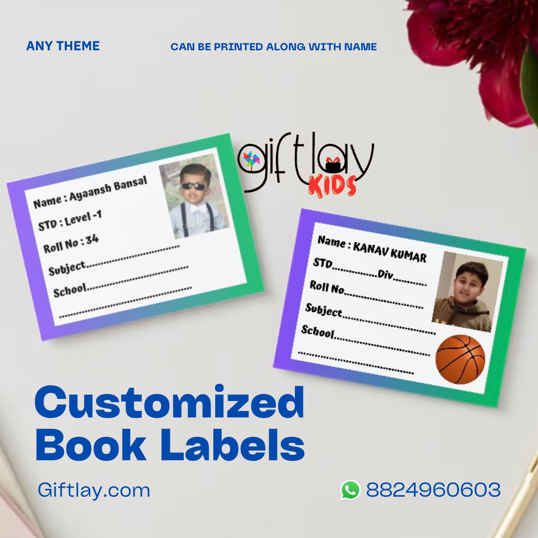Customised Book Label / School Labels Set of 50 labels