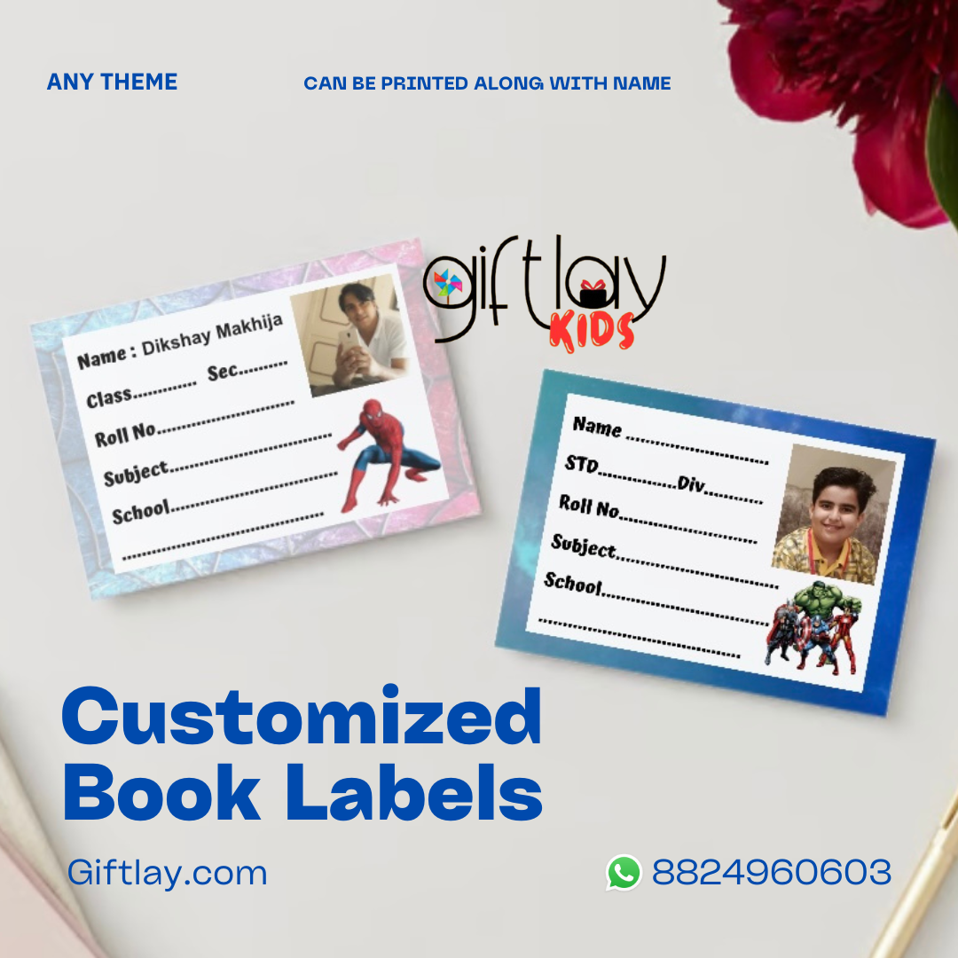 Customised Book Label / School Labels Set of 50 labels