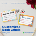 Customised Book Label / School Labels Set of 50 labels