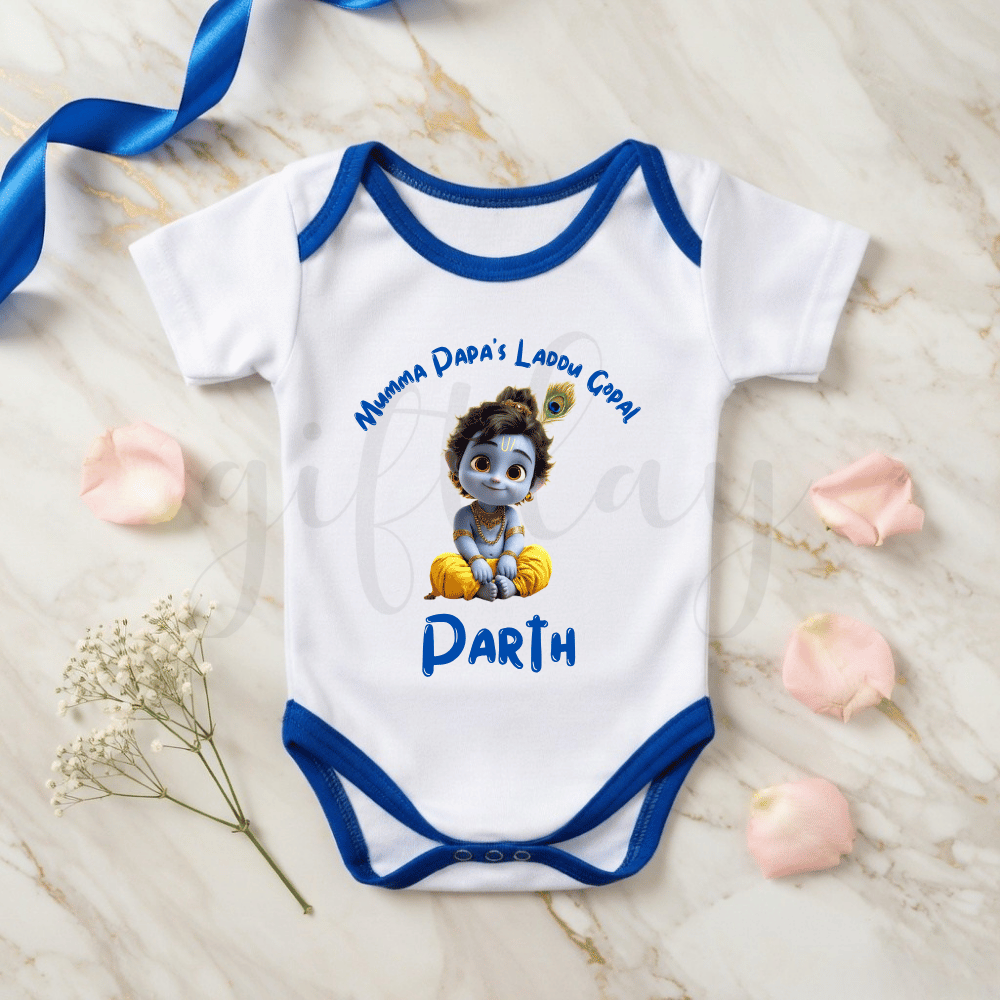 Mumma Papa's Laddu Gopal Baby Romper