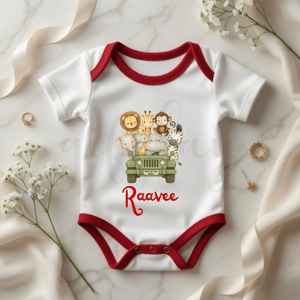 Cute Animals Baby Romper