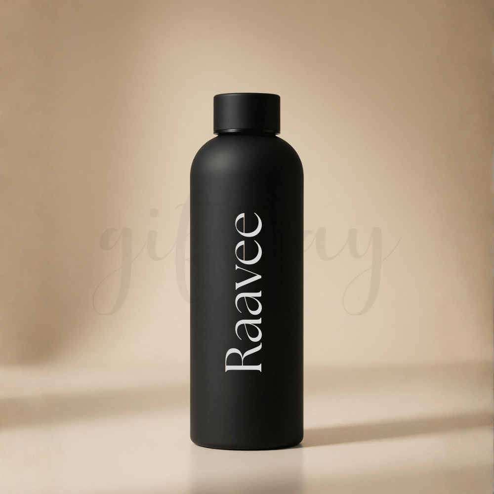 500 ml Stainless Steel Bottle – Matte Finish Insulated Thermos (Hot & Cold) | Giftlay