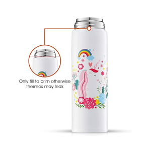unicorn personalised temperature bottle