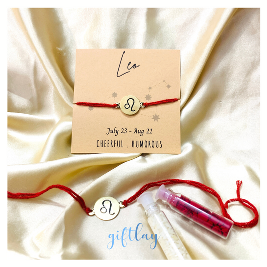 Leo सिंह Rashi Rakhi - Zodiac Rakhi Collection