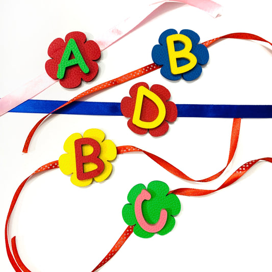 Colourful Alphabets Rakhi - Kids Rakhi Special