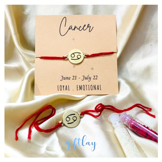 Cancer कर्क Rashi Rakhi - Zodiac Rakhi Collection