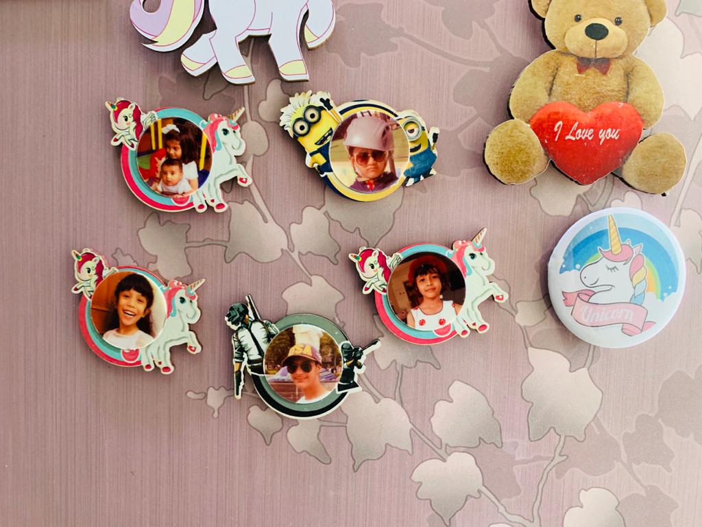 2 in 1 - Kids Photo Magnet Rakhi