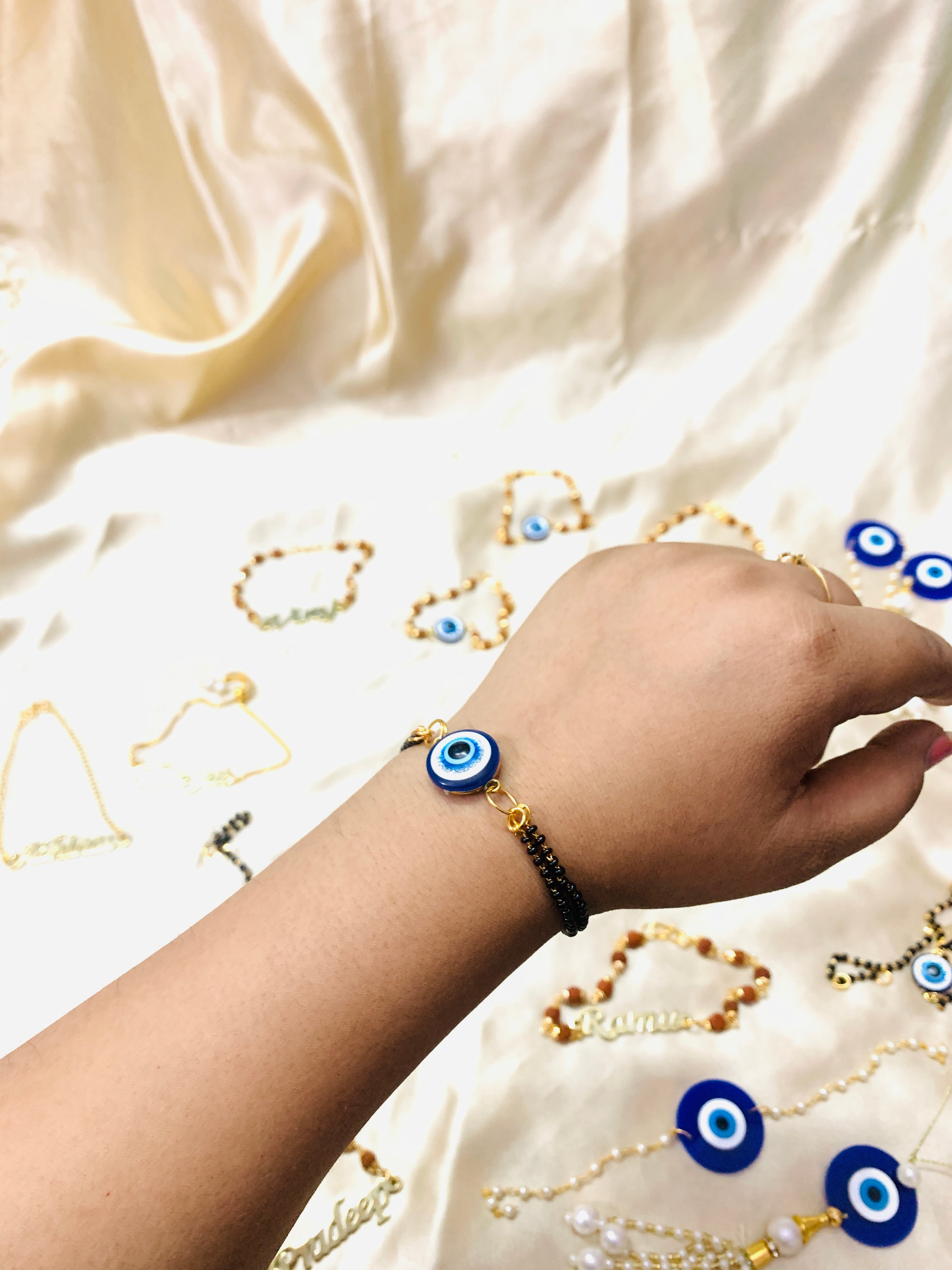Evil Eye Bracelet, Blue Evil Eye Beads, Greek Evil Eye Jewelry, Christmas  Gift for Her, Gold Cuff Bracelet, Murano Jewelry, Jewelry Box - Etsy | Evil  eye jewelry, Murano jewelry, Eye jewelry