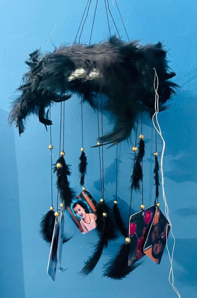 LED Dreamcatcher with photos