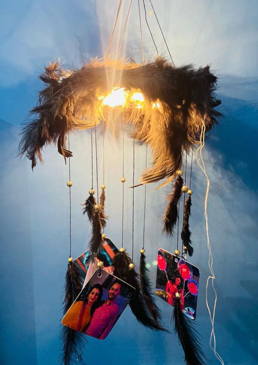LED Dreamcatcher with photos