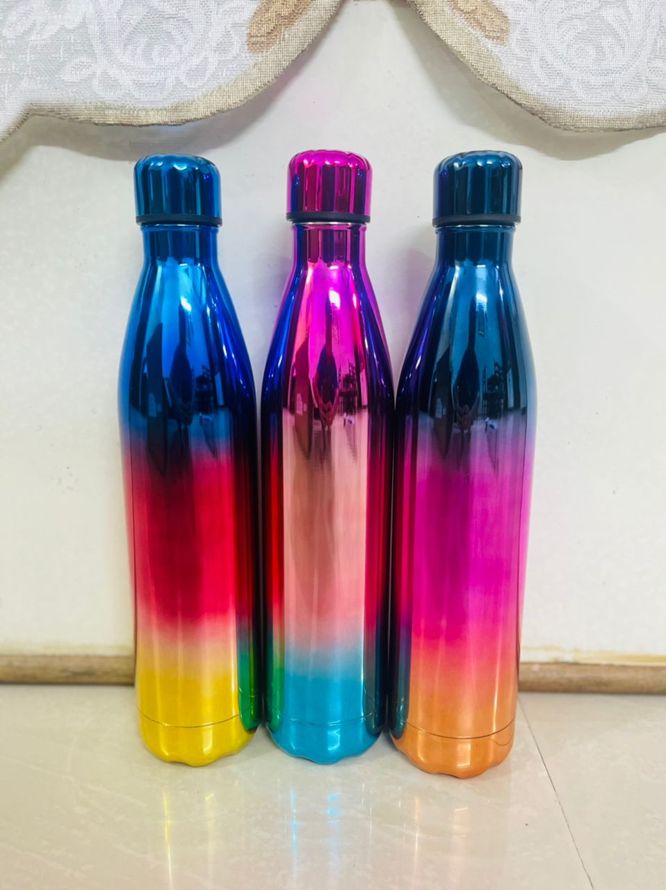 Thermostat Rainbow ombre colourful sipper/bottles/flask