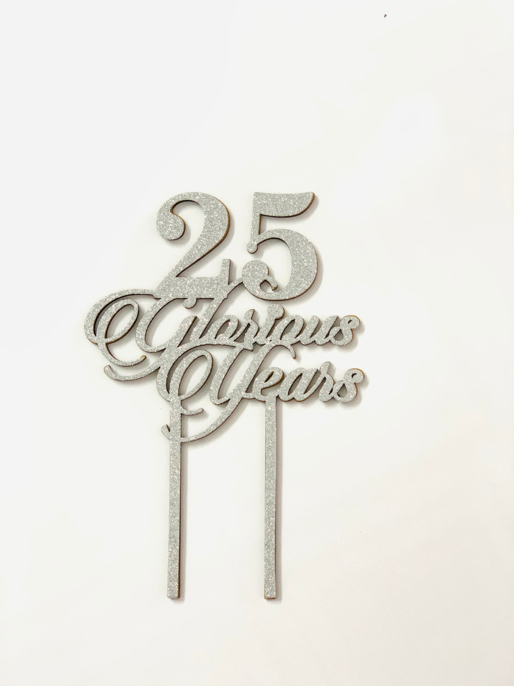 25th Anniversary Cake Topper -25CT0020 – Cake Toppers India