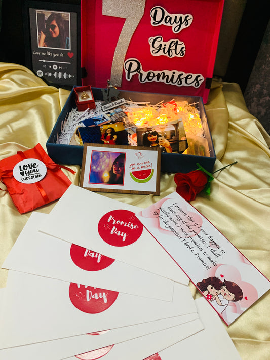 7 Days 7 Gifts 7 Promises - Love Hamper
